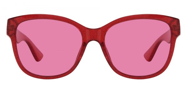 Lolita Square Prescription Glasses - Red