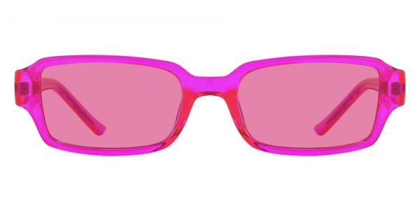 Maja Rectangle Prescription Glasses - Pink