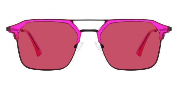 Levin Browline Prescription Glasses - Pink
