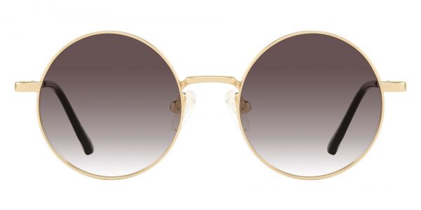 Doral Round Prescription Glasses - Gold