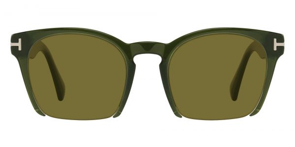 Mercado Square Prescription Glasses - Green