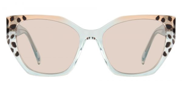 Olympia Square Prescription Glasses - Leopard
