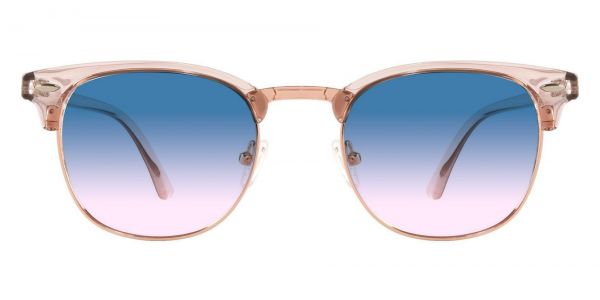 Salvatore Browline Prescription Glasses - Rose Gold