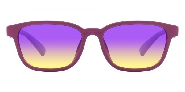 Aleksi Rectangle Prescription Glasses - Purple
