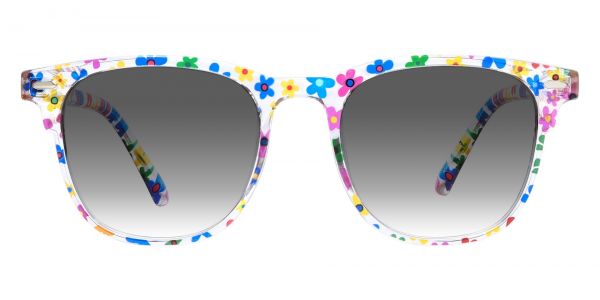 Blossom Square Prescription Glasses - Floral