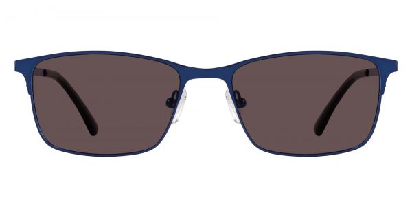Zachary Rectangle Prescription Glasses - Blue