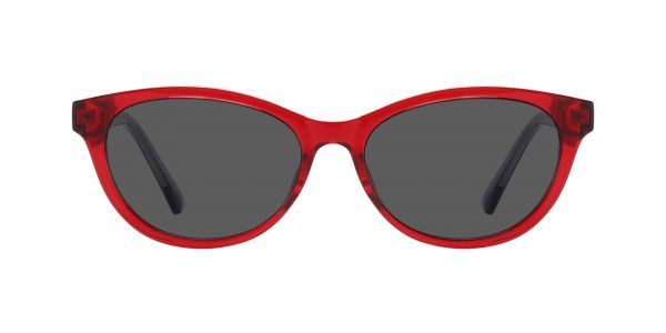 Kiwi Oval Prescription Glasses - Red