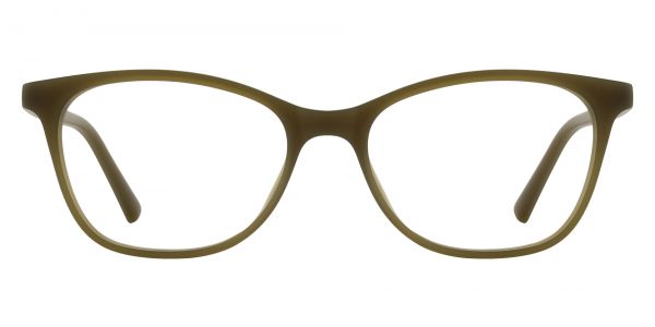 Clair Classic Square Prescription Glasses - Green