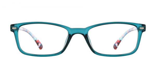 Belize Rectangle Prescription Glasses - Blue