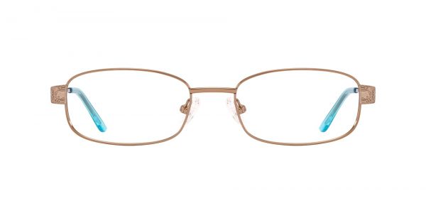 Myra Rectangle Prescription Glasses - Brown