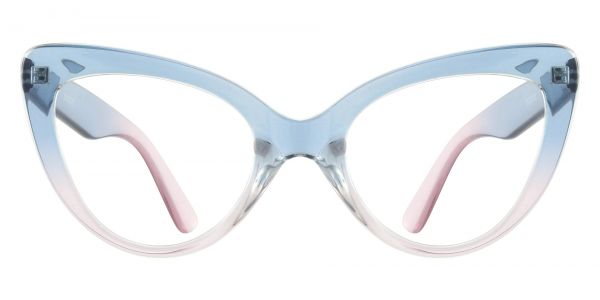 Ayesha Cat Eye Prescription Glasses - Blue