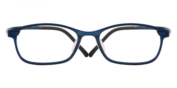 Mentor Rectangle Prescription Glasses - Blue