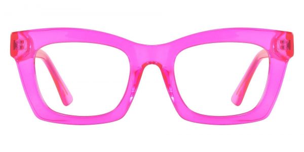 McKee Rectangle Prescription Glasses - Pink