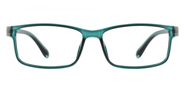 Garber Rectangle Prescription Glasses - Green