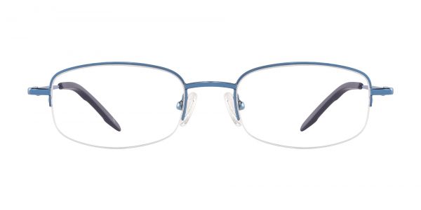 Bluff Rectangle Prescription Glasses - Blue