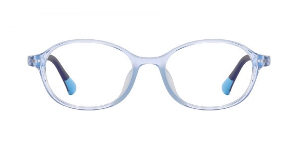 Hockley Oval Prescription Glasses - Blue