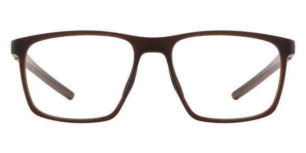 Miguel Rectangle Prescription Glasses - Brown