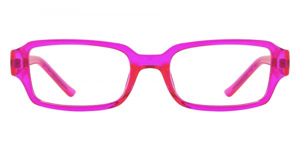 Maja Rectangle Prescription Glasses - Pink