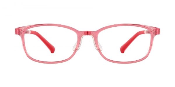 Ezra Rectangle Prescription Glasses - Pink