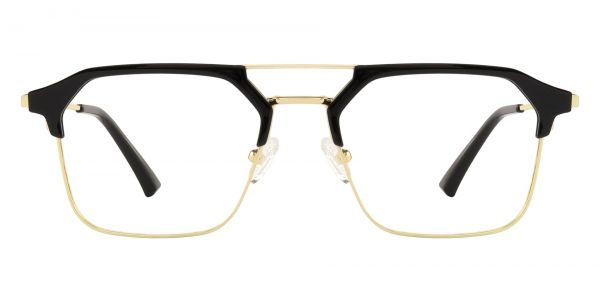 Levin Browline Prescription Glasses - Black