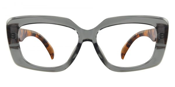 Chandler Rectangle Prescription Glasses - Gray