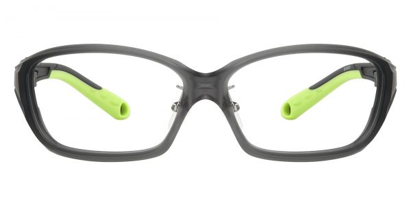 Ezekiel Rectangle Prescription Glasses - Gray
