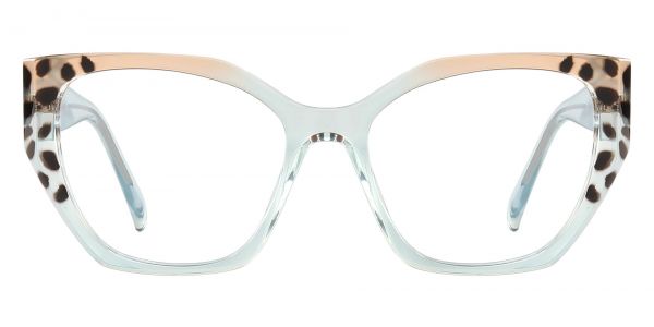 Olympia Square Prescription Glasses - Leopard