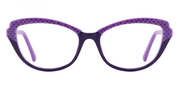 Lorraine Cat Eye Prescription Glasses - Purple