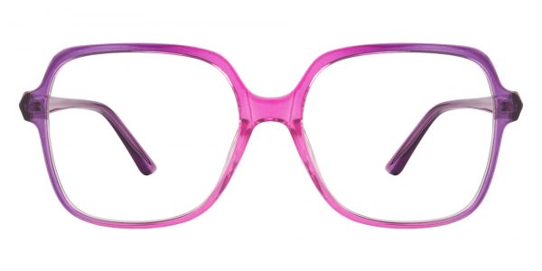 Zephyr Square Prescription Glasses - Purple