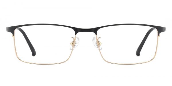 Goldman Rectangle Prescription Glasses - Gold