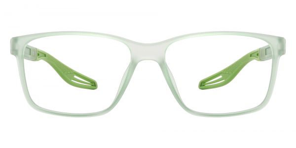 Nathan Rectangle Prescription Glasses - Green