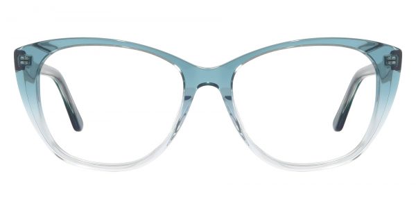 Canterbury Cat Eye Prescription Glasses - Blue