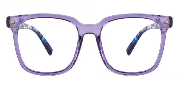 Marcello Square Prescription Glasses - Purple