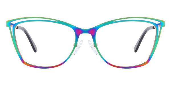 Morrow Cat Eye Prescription Glasses - Two-tone/Multi Color