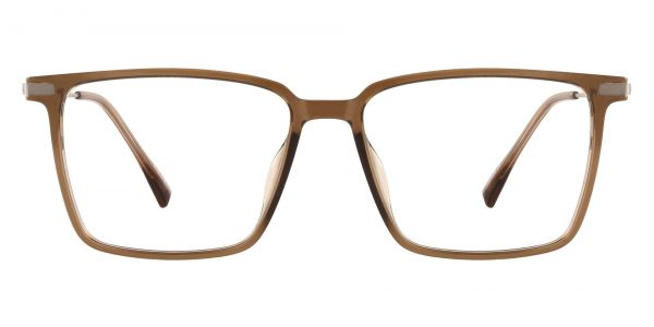Nettic Square Prescription Glasses - Brown