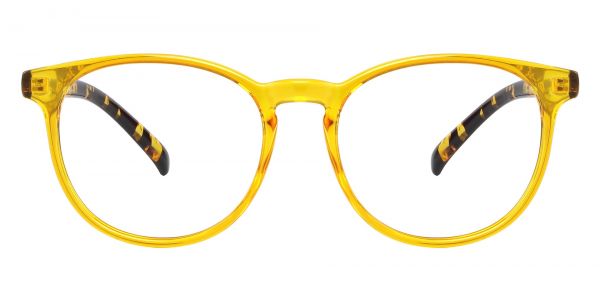 Ambridge Round Prescription Glasses - Yellow