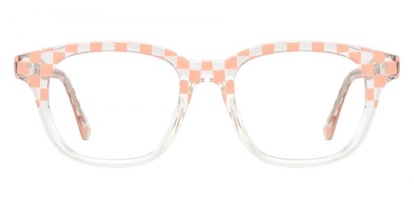 Webb Square Prescription Glasses - Orange