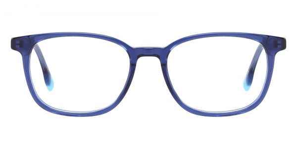 Nottingham Rectangle Prescription Glasses - Blue