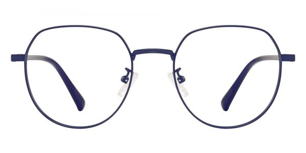 Corden Geometric Prescription Glasses - Blue