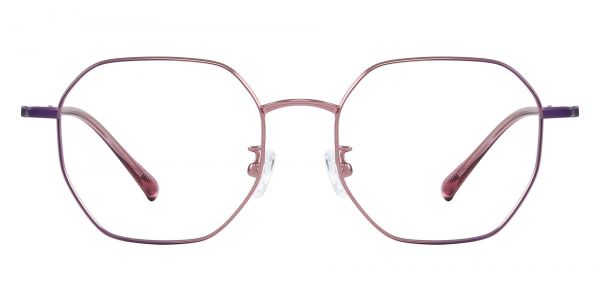 Milem Geometric Prescription Glasses - Purple