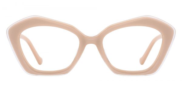 Lenoir Geometric Prescription Glasses - Pink