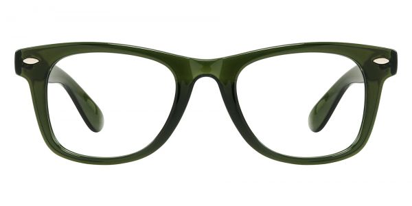 Nicholas Square Prescription Glasses - Green