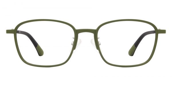 Norbert Rectangle Prescription Glasses - Green